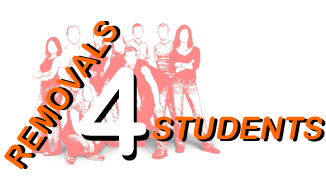 Removals4Students - moving students since 2008 Removals 4 Students Logo